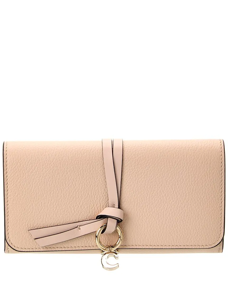 Chloé Alphabet Leather Continental Wallet