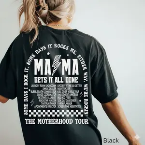 Mama T-shirt | Motherhood Tour Shirt | Retro Rock Concert Mama Tee | Mother's Day Shirt | Motherhood Tee | Fun Mama Tee