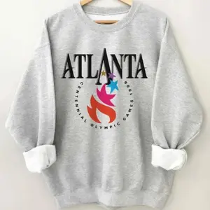 Atlanta 1996 Olympics Crewneck, Retro 90s  Sweatshirt for Fans