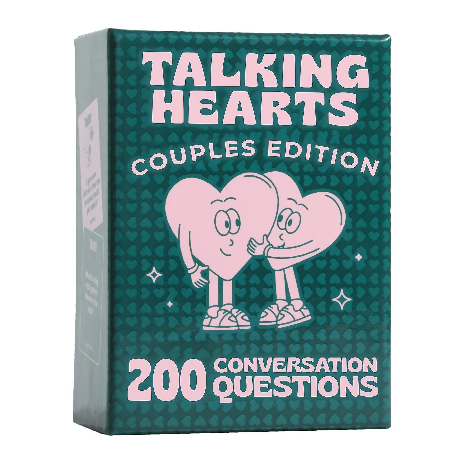 Talking Hearts: Couple Card Game For Date Nights & Travel - 200 Questions
