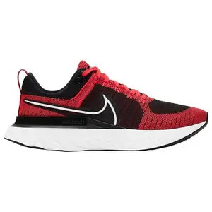Nike React Infinity Run Flyknit 2 Black Bright Crimson (men) by StockX