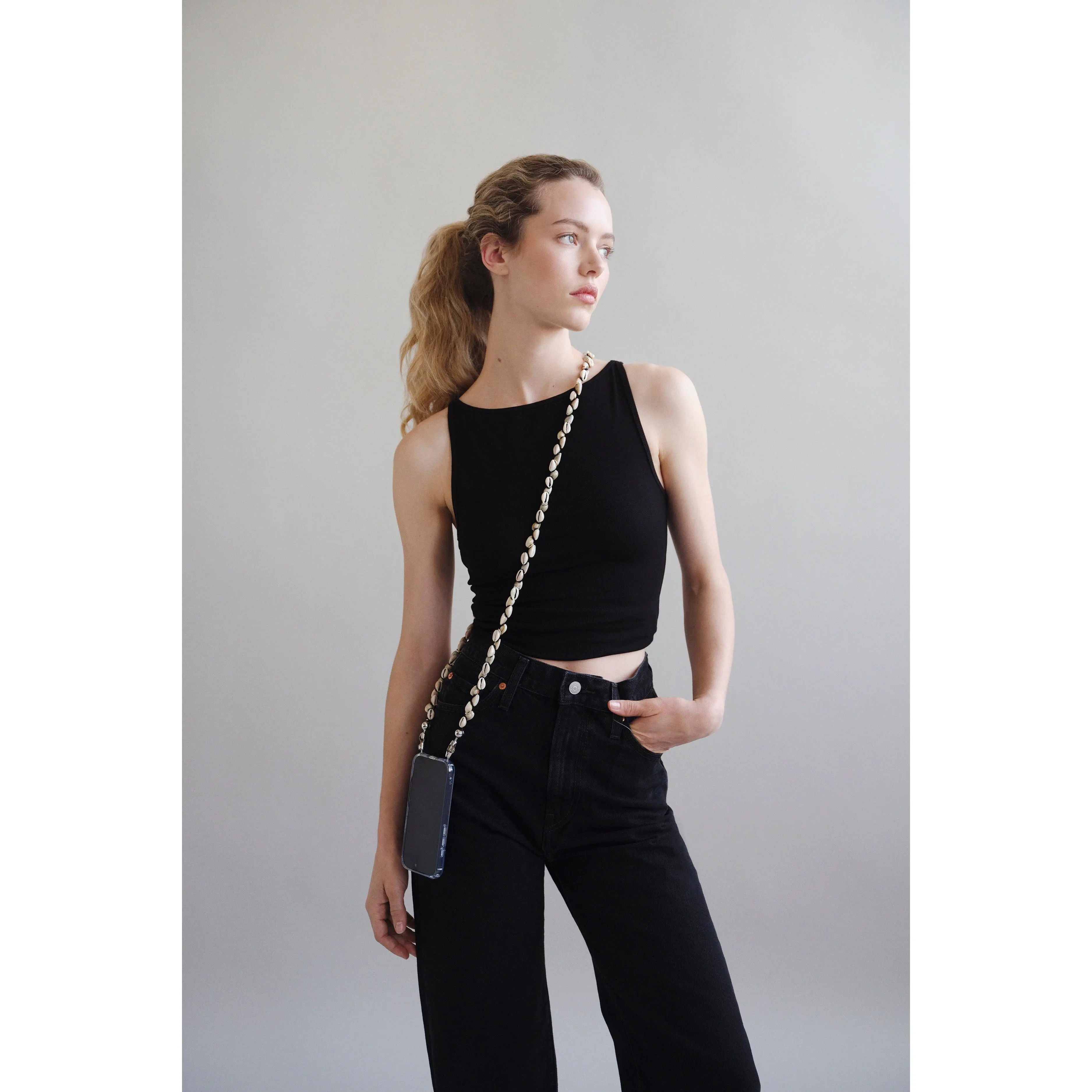 Linked Cowrie Crossbody