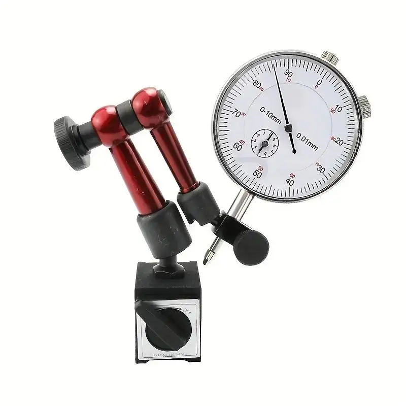 Dial Indicator Magnetic Holder, Dial Gauge Magnetic Stand Base, Micrometer Measuring Tool, Hour Type Indicator Measurement Tools, Diagnostic Tool