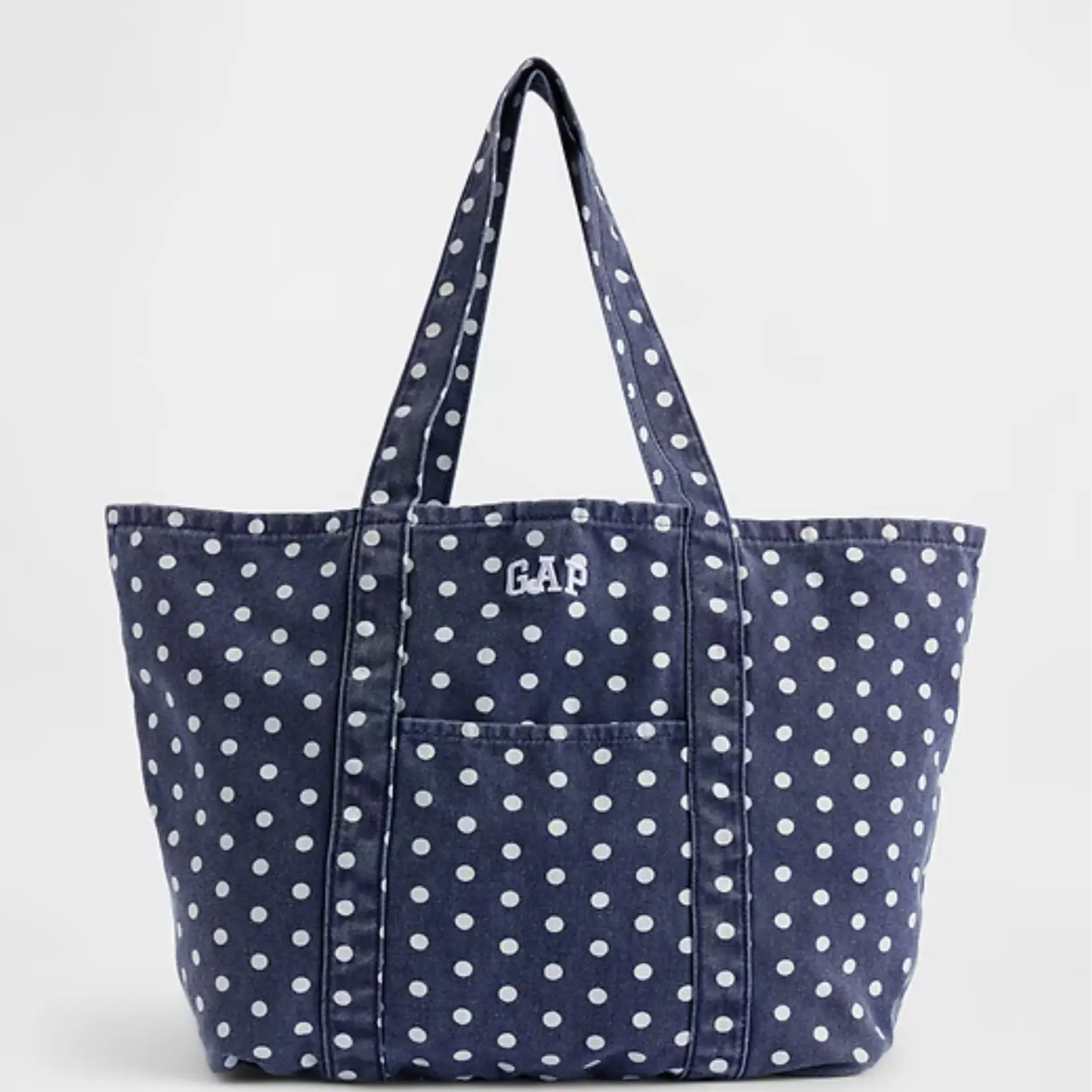 Navy Polka Dot