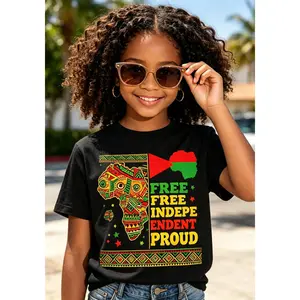 Juneteenth Kids T-Shirt | I Am Black Child Magic African American Pride Youth Tee