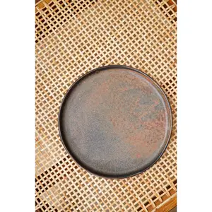 GS - Rust Stoneware Salad Plates