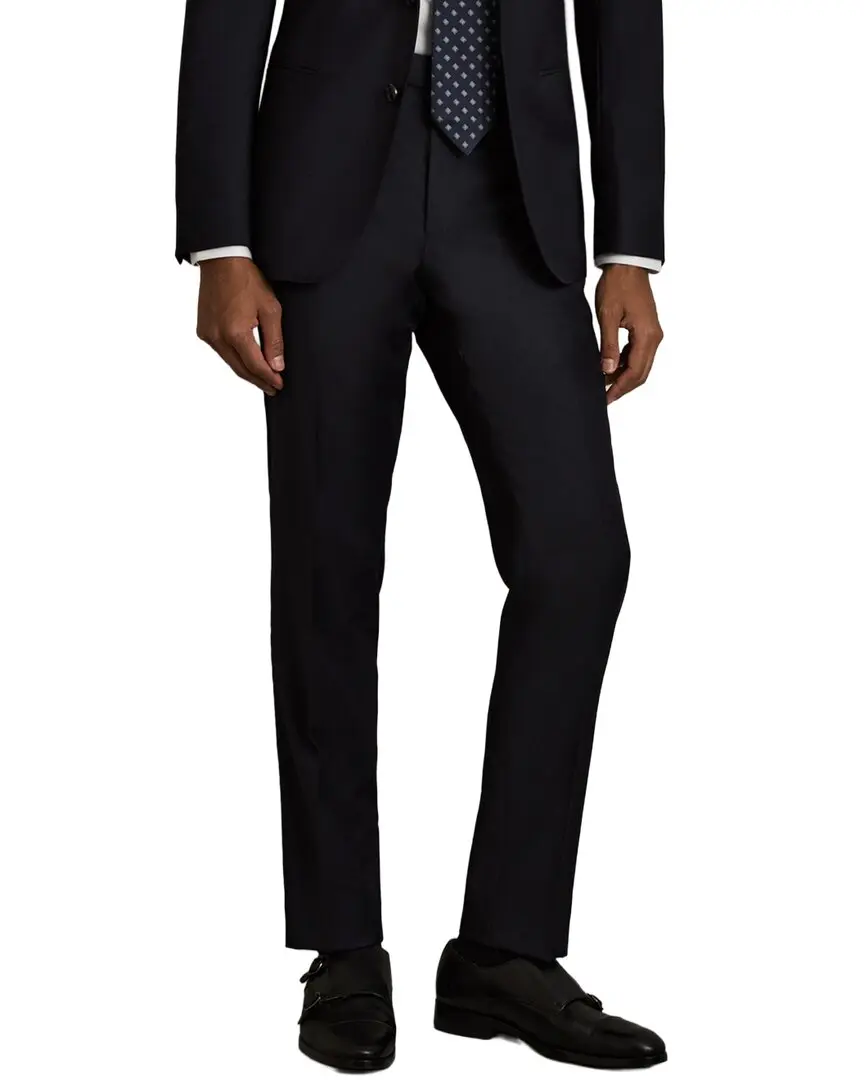 Reiss Aspire Plain Weave Wool Trouser