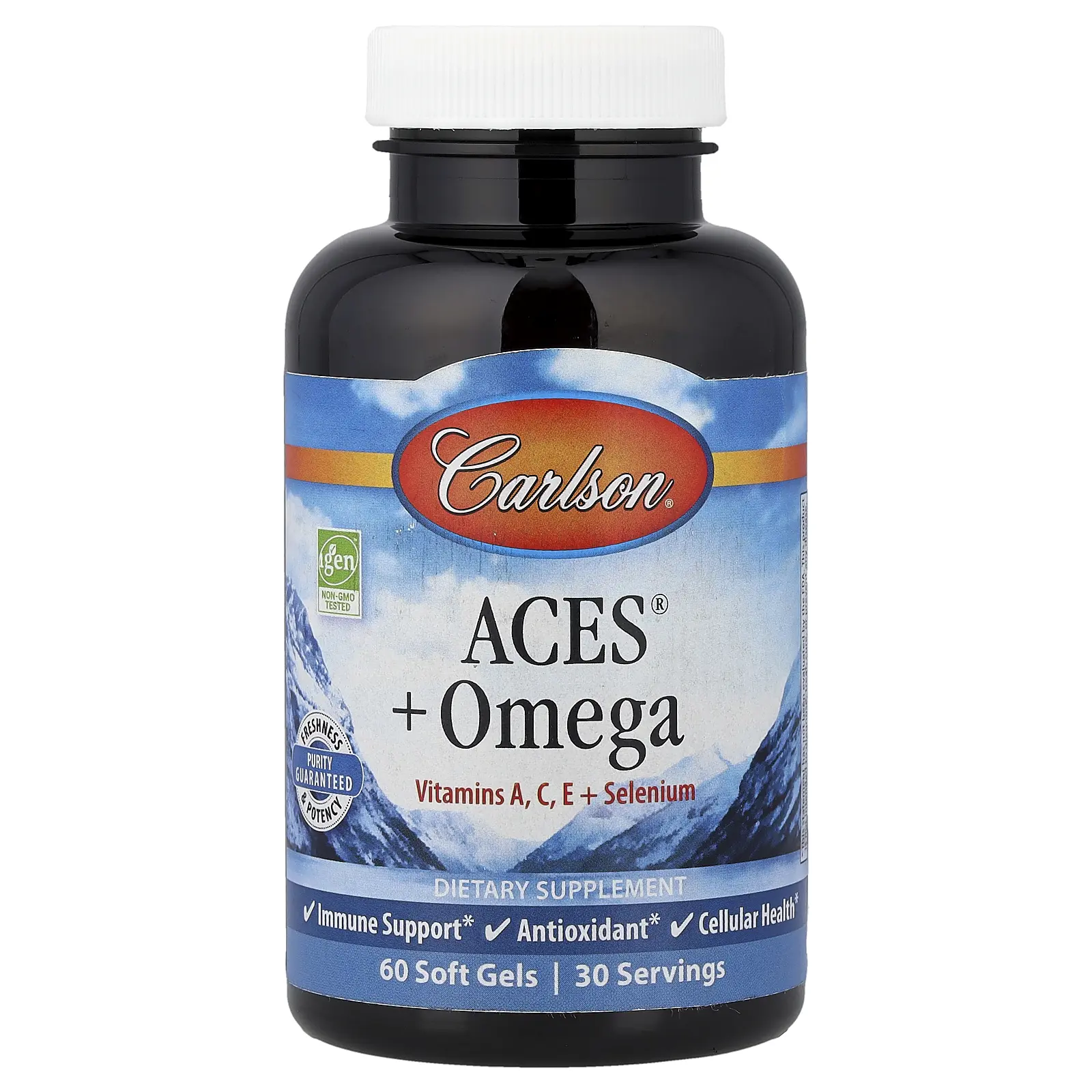 Carlson ACES® + Omega, 60 Soft Gels