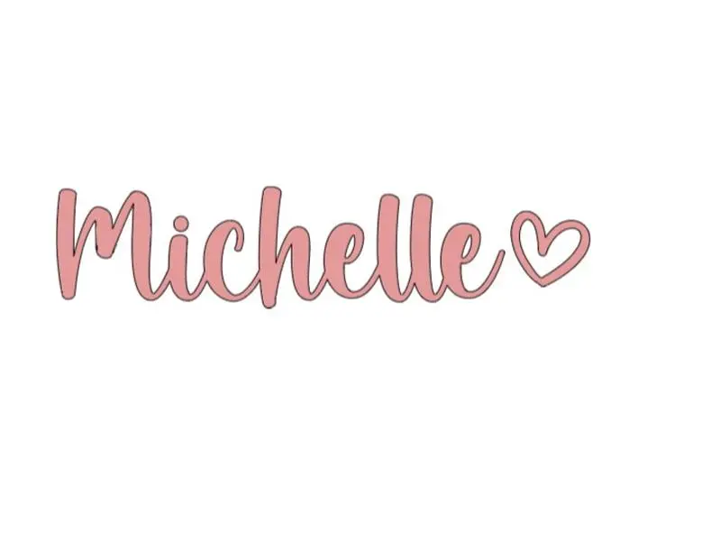 Personalized Custom Name Vinyl Decal Sticker with Heart Personalized Custom Name Vinyl Decal Sticker with Heart