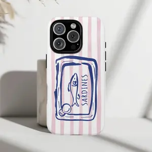 Fish Pattern Phone Case, Tough Protection Cover for iPhone 17 16 15 14 13 12 11 Pro Max, Great Gift Idea