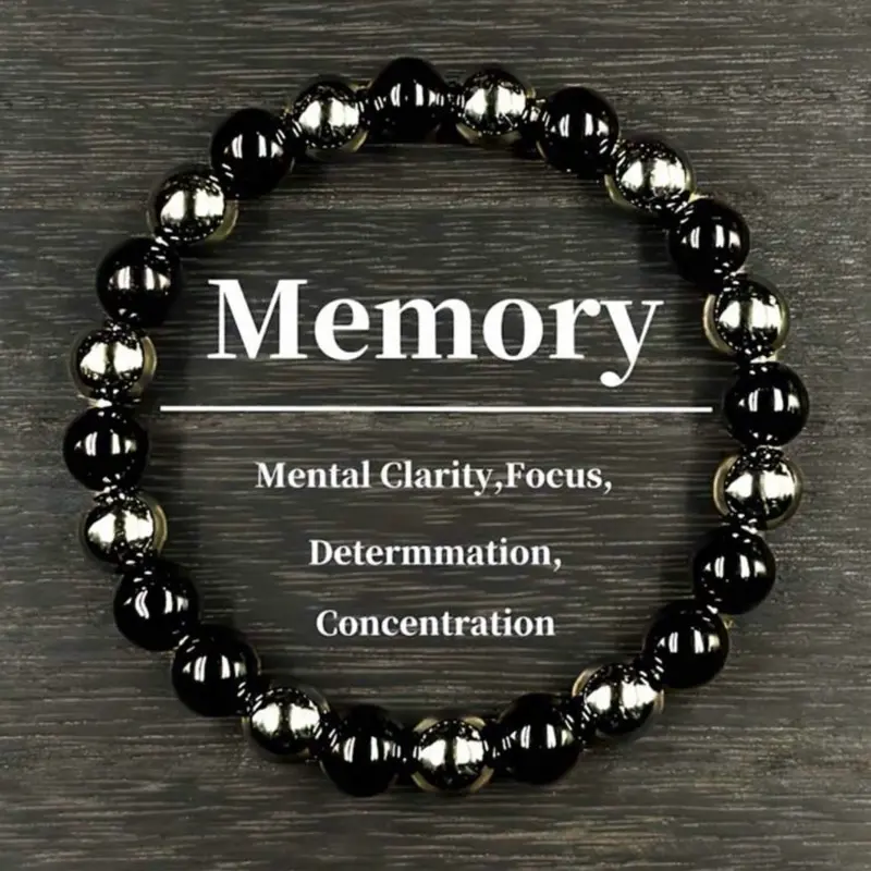 Hematite Obsidian Powerful Protection Bracelet, Grounding, Absorb Negative Energy Bracelet For Men And Women Yoga Jewelry Parts Gifts And Birthday Gifts