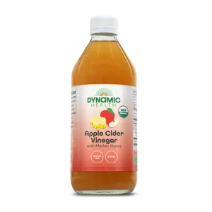 Dynamic Health Apple Cider Vinegar with Mother & Honey Apple Cider Vinegar with Mother & Honey – Daily Digestive Wellness Drink for Gut Health & Detox Support