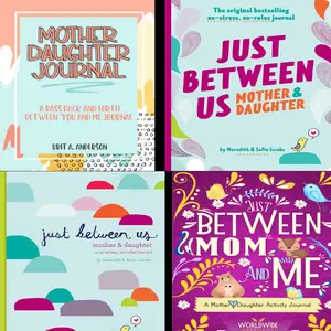 Set of Four Books Gift for Mother Journal for Moms and Daughters Just Between Us Mother Daughter Activity Journals