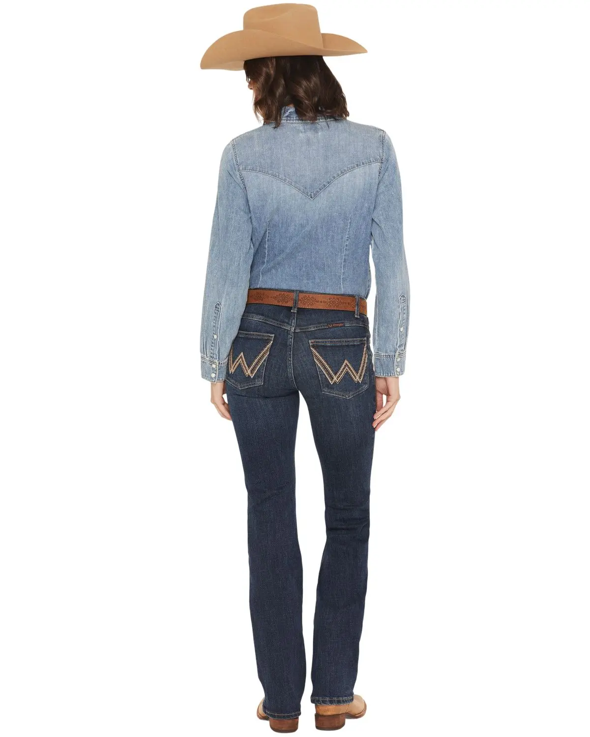 Wrangler Women's Women'S Willow Dark Wash Mid Rise Bootcut Ultimate - 112367763
