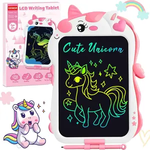 Children's LCD writing board, digital writing tablet, unicorn toy, suitable for children aged 3, 4, 5, 6, 7, 8 years old, 8.5-inch Maltese board magic board children's learning toy, Easter gift, birthday gift, Christmas gift