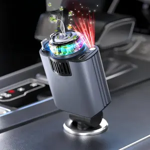 Car Charger Fast Charging for iPhone，Retractable car Charger with Aromatherapy and Starlight, 45 W 5 in 1 Fast Charging Car Charger,Car Charger Adapter for iPhone 16 15 Pro Max, Galaxy S25