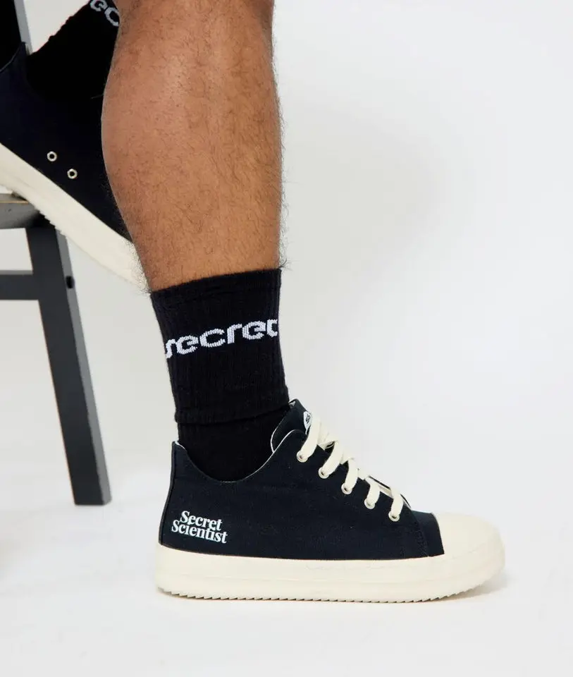 Black Standard Secret Socks - Black