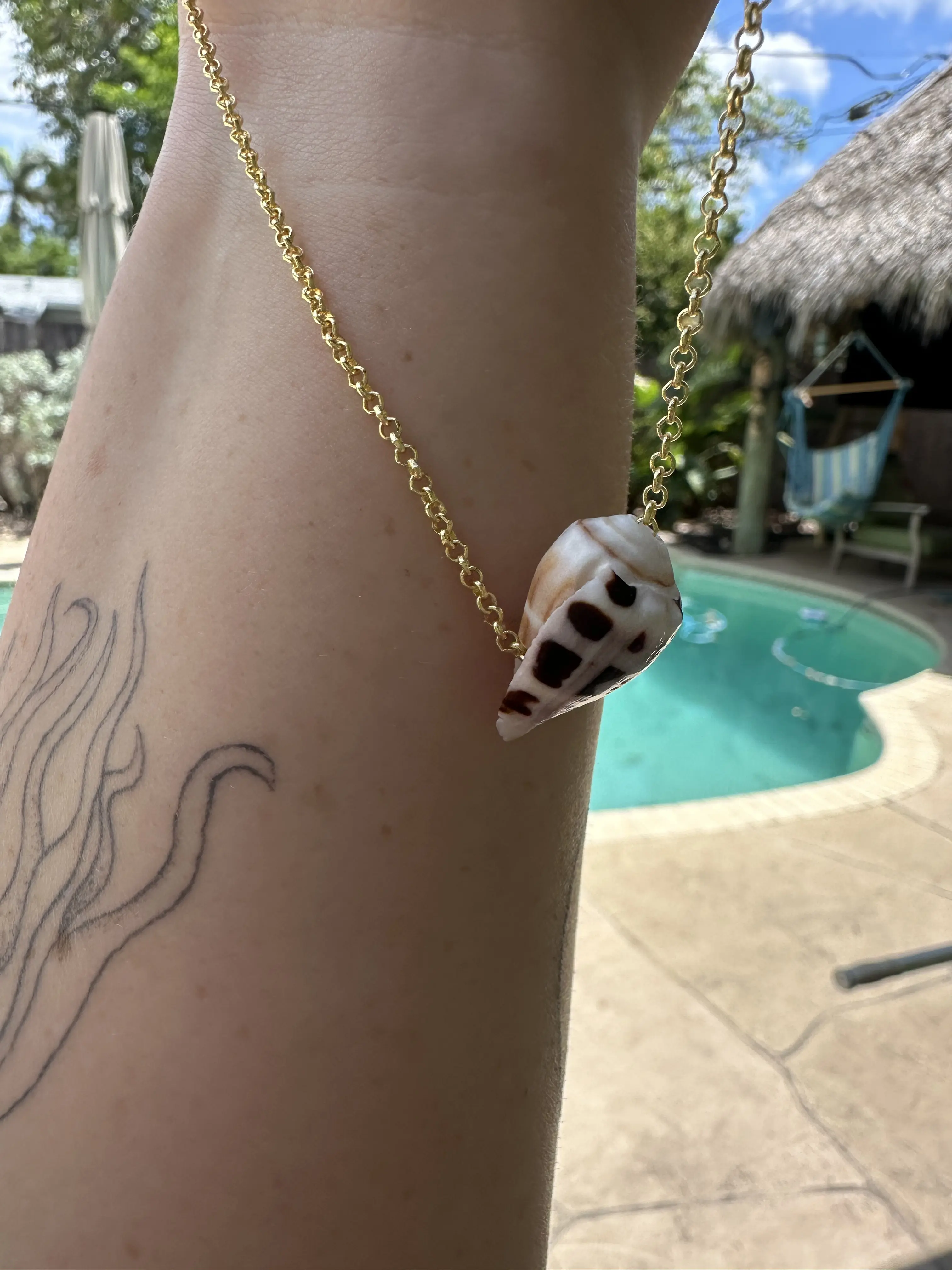 Treasured Tides Cone Shell Necklace