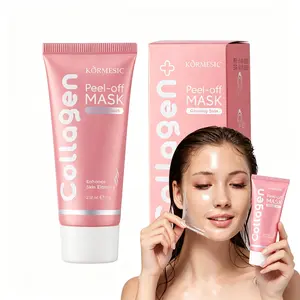 3 PCS Collagen Overnight Wrapping Face Mask – Hydrating & Firming Peel-Off Mask for Elasticity and Radiance – 2.12 fl.oz, Suitable for All Skin Types