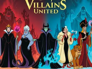 Villains United: A Mindfully Evil Coloring Experience