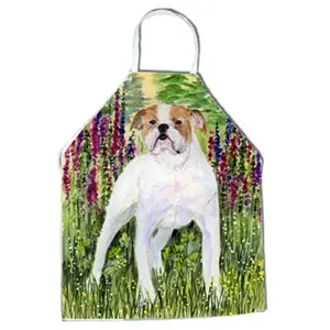 Carolines Treasures  English Bulldog Apron - 27 H x 31 W in.