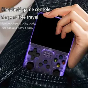 New R36s Portable Handheld Game Console, 3D Joystick, 3.5 Inch IPS Display, Abs Material, Handheld Gaming Console, Ideal Gift for Gamers, Perfect Holiday Present