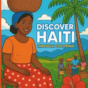 Discover Haiti Through Coloring Book 121 Pages Flexible Binding Full Color Illustrations 8.5 x 11 Inches Educational Fun-Filled Art Activity for Kids Ages 5-12