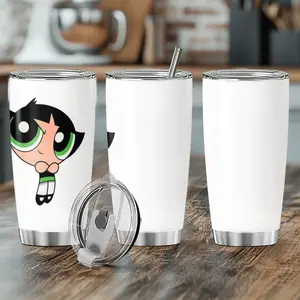 Tumbler Dear Buttercup Miraculous Scene Acorn From The Powerpuff Girls Hot Tea Iced 20 30 Oz Coffee Office Stainless