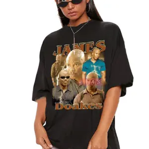James Doakes Vintage Bootleg Graphic Tee Unisex Retro Inspired T-Shirt Classic Fan Streetwear Top