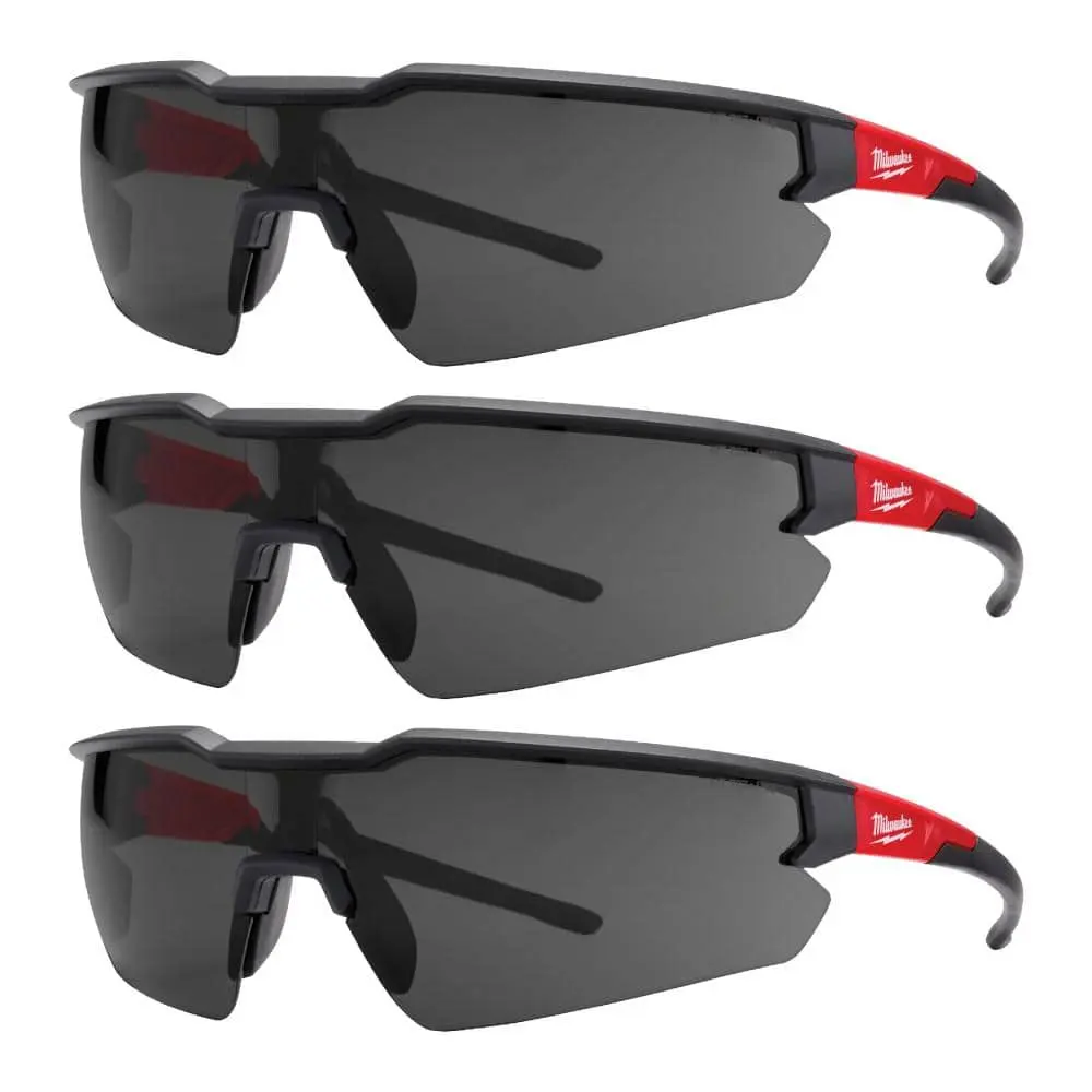 Tinted Safety Glasses Anti-Scratch Lenses (3-Pack) for Home Improvement & Work Safety Eye Protection