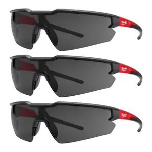 Tinted Safety Glasses Anti-Scratch Lenses (3-Pack) for Home Improvement & Work Safety Eye Protection