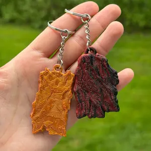 Jerky Keychain 3D Printed with custom text