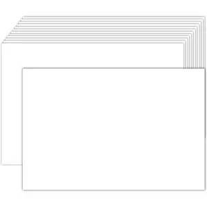 100 Pack White Blank Index Cards 4x6 Thick Paper 80lb Heavyweight CardStock Unlined Notecards for Post Cards Photo Paper Recipe Cards