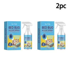 Bed Bug Spray (120ML*2), Effective Bed Bug Elimination, Dormitory Bedroom Lice Mite Killer, Non-Sponge Rubber, Not for Machine Use