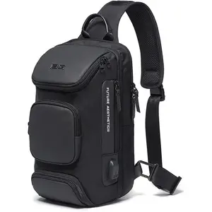 OZUKO Sling Backpack Sling Bag Crossbody Backpack Shoulder Casual Daypack Rucksack for Men OZUKO