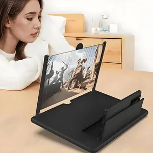HD 3D Foldable Phone Screen Magnifier, Immersive Big-screen Experience, Compact Portable Design, Ideal for Movie Lovers