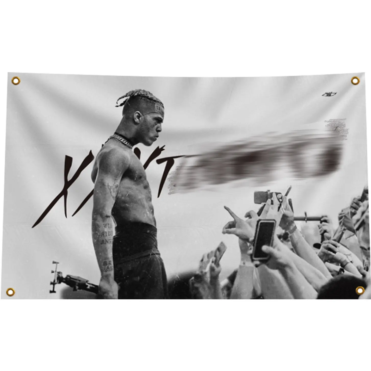 XXX Flag Rapper Banner Hip Hop Tapestry 3x5 Ft Decor XXX Flag Rapper Banner Hip Hop Tapestry 3x5 Ft Decor