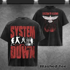 Vintage System of a Down - 90s SOAD Music T-shirt , Style System of a Down T-shirt & Hoodie , Rock Music Lover T-Shirt , Vintage Band Shirts  Fabric Fit Top , Top Men's and Women's Clothing