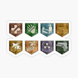 COD Zombies Perks Sticker - Cute Sticker - Car Stickers - Waterproof Sticker - Bumper Sticker 3x3 inch - Vinyl Sticker Decal for Car Laptop Wall Window Water Bottles Decor Decorative