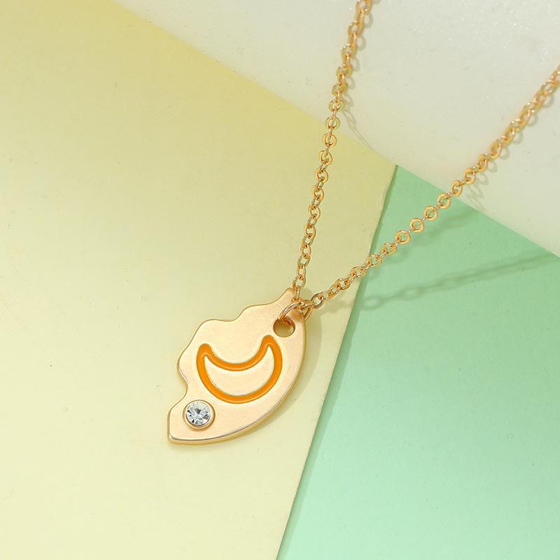 Interlock Soul Necklace Set for BFF and Family - Sun Moon Star Pendants Connect to Circle - 3 Piece necklace，Best friend necklace，Family necklace