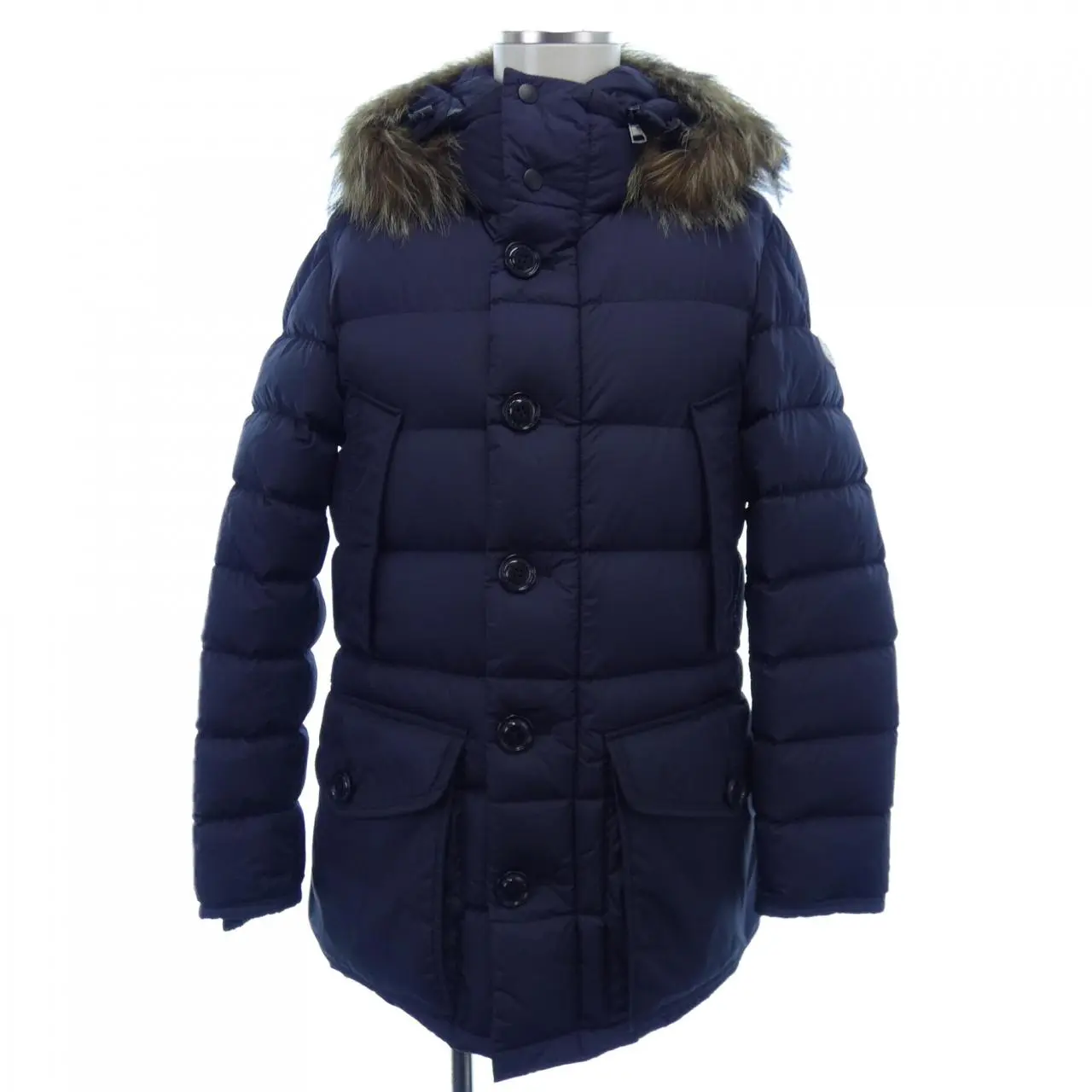 Pre-owned MONCLER Nylon Small Leather Goods CLUNY Down Jacket