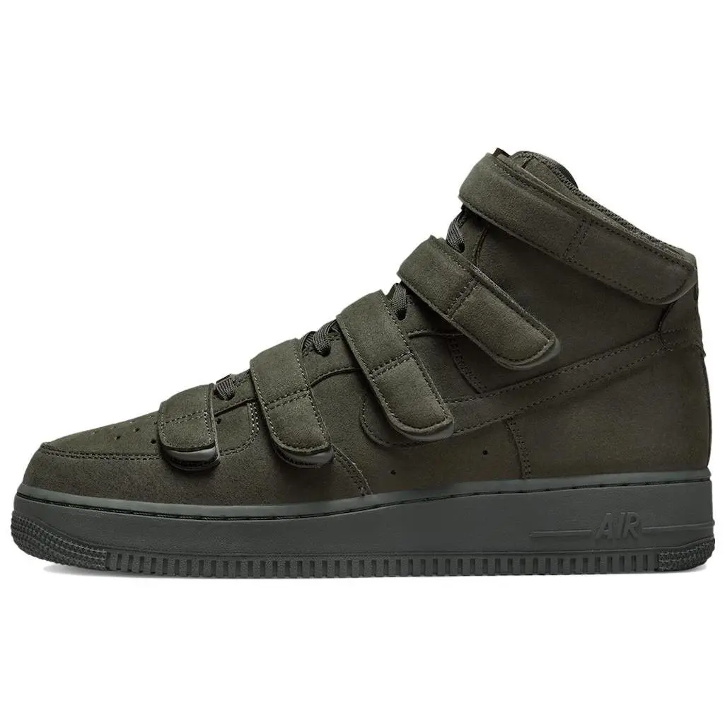 Women's Nike Billie Eilish x Air Force 1 High '07 SP 'Sequoia' Sneaker - Sports Footwear with Graphic Design, Lightweight, Casual, Durable Rubber Sole, US Sizes 5-12, Slightly Roomy Fit