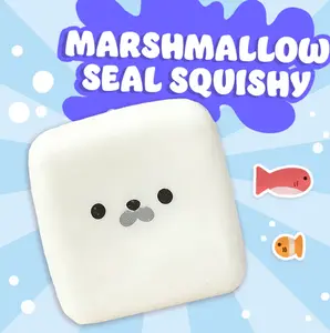 Super Soft Marshmallow Seal Squishy - returns back to its original shape for stress and autistic people