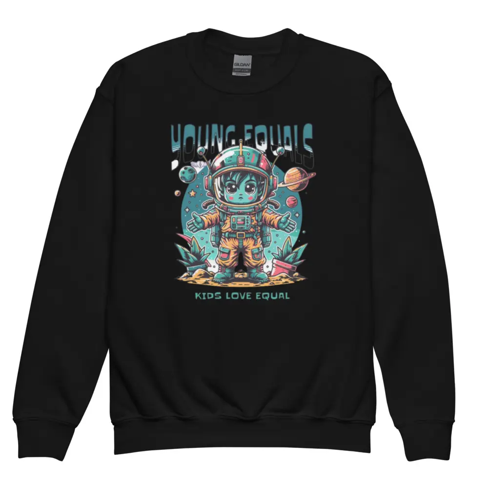 YOUNG EQUALS Youth crewneck sweatshirt