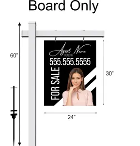 Custom Real Estate Sign Board (For Sale, Open House, Realtor Signs, Pending, EXP Realty)