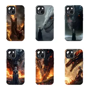Game of Thrones Dragon Phone Case Suitable for iPhone 17-11 Pro Max/Plus and  Samsung Galaxy S23-25