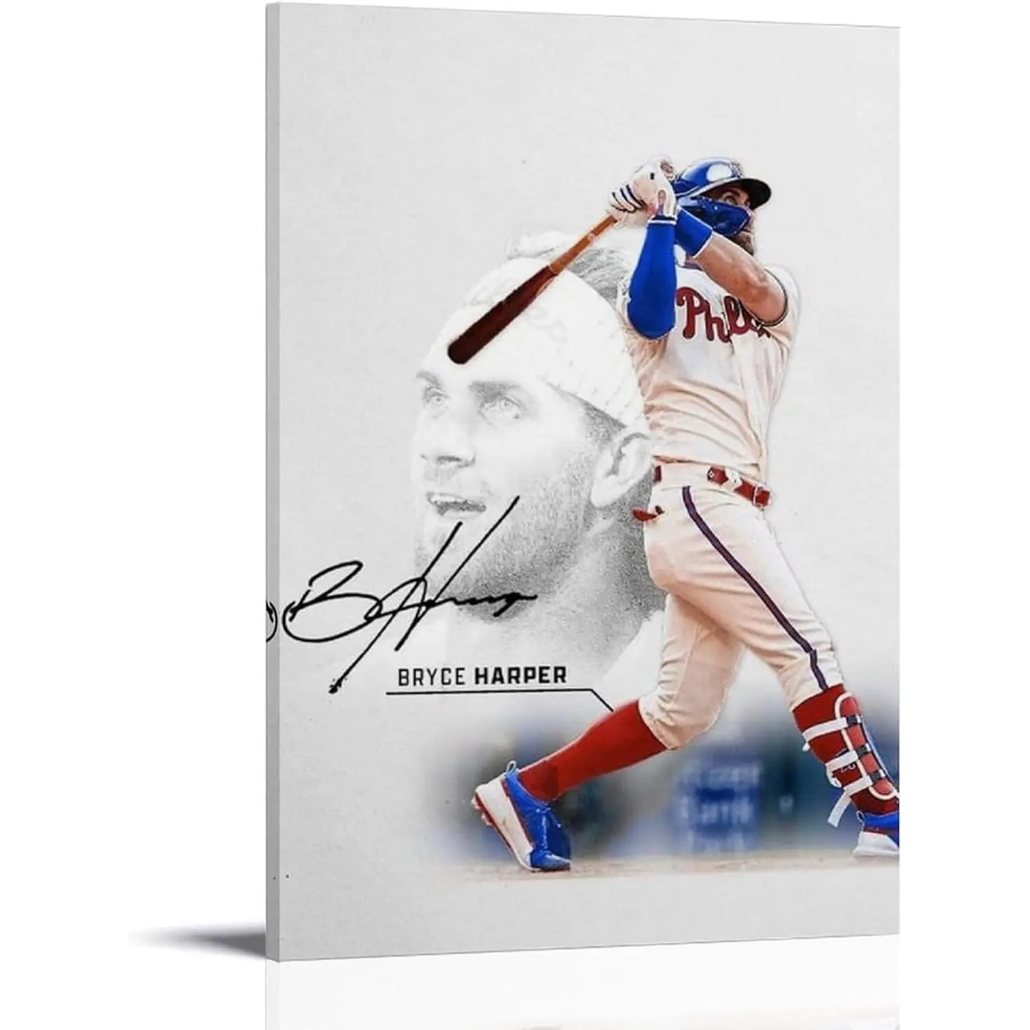 Bryce Harper Baseball Player Perfect Art Posters Canvas Art Painting Decor Wall Posters Bedroom Gym Decorative Gift