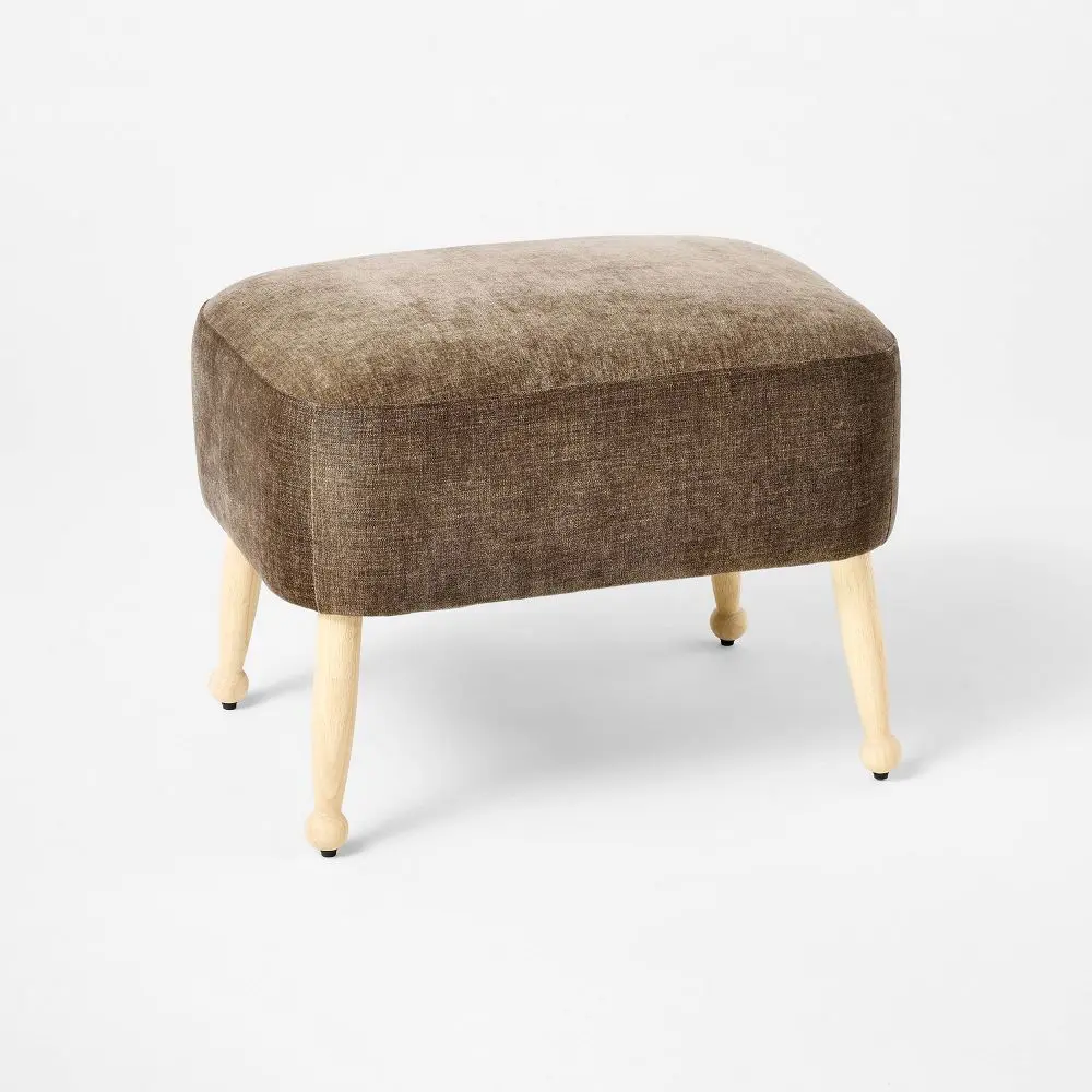 Corallina Upholstered Wooden Ottoman - Threshold designed with Studio McGee Corallina Upholstered Wooden Ottoman - Threshold designed with Studio McGee