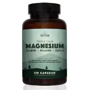 Triple Calm Magnesium - 150mg of Magnesium Taurate, Glycinate, and Malate (120 capsules)