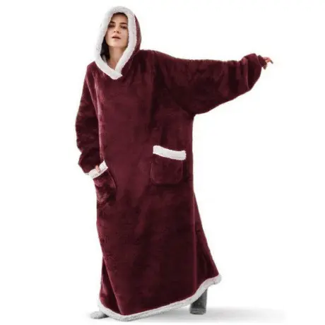 Red   Thick and of good quality